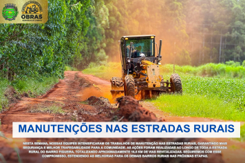 Mais estradas rurais revitalizadas!