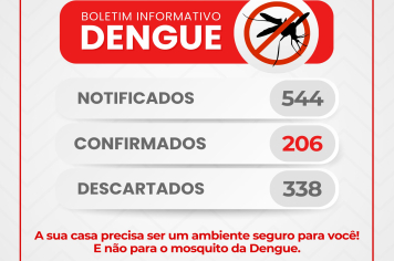 BOLETIM INFORMATIVO – DENGUE