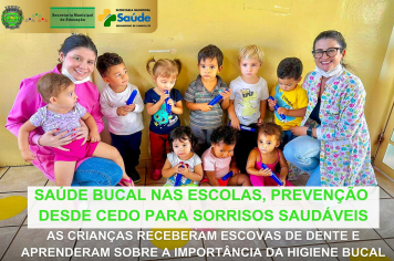 Cuidar da saúde bucal desde cedo é essencial para um futuro mais saudável!