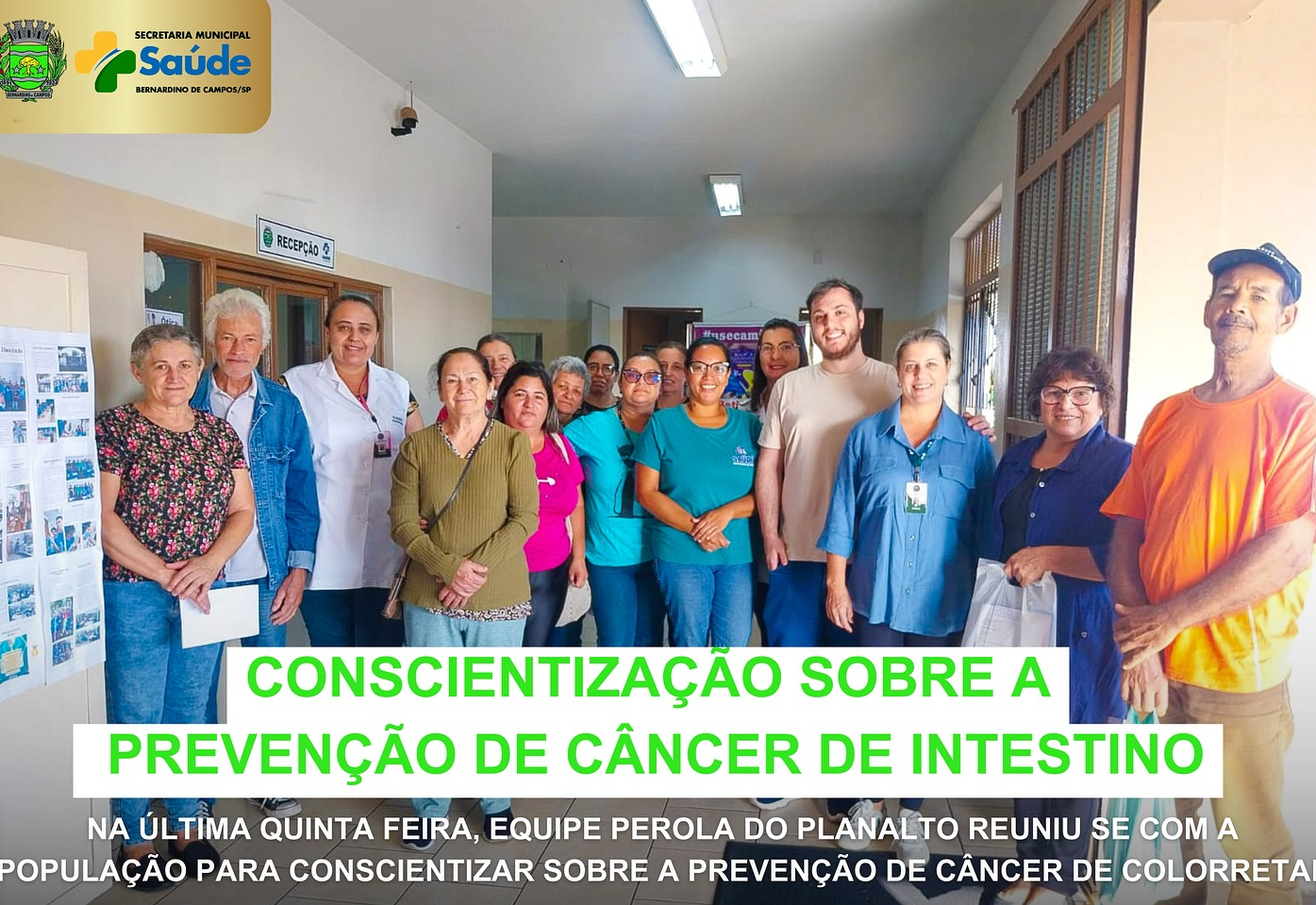 Conscientização sobre o câncer de intestino