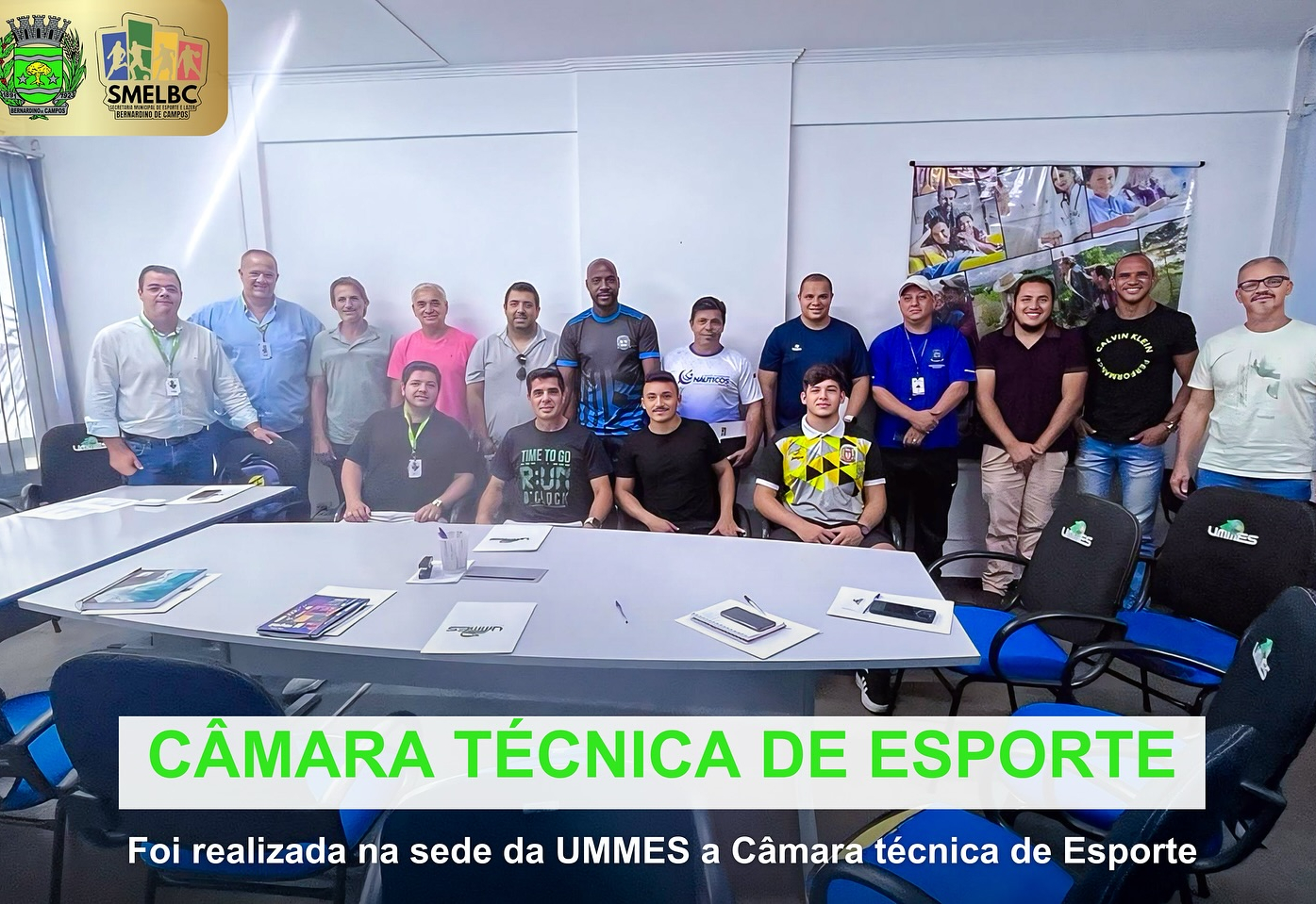 A sede da UMMES recebeu a Câmara Técnica de Esporte,