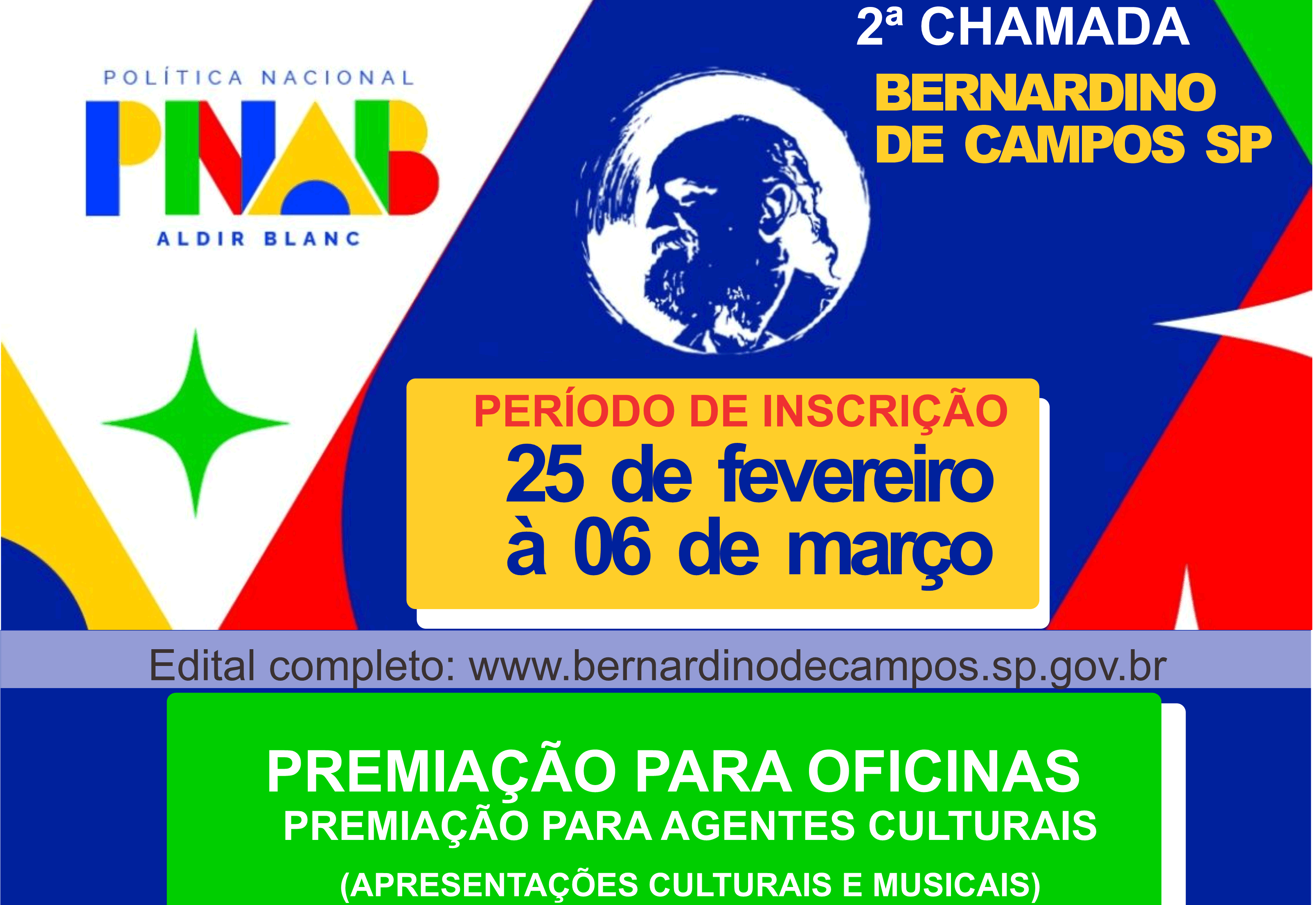 2ª Chamada PNAB Bernardino de Campos