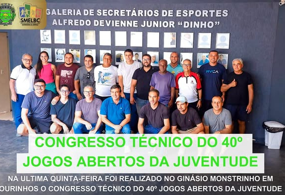 Bernardino de Campos marca presença no Congresso Técnico dos 40º Jogos Abertos da Juventude!