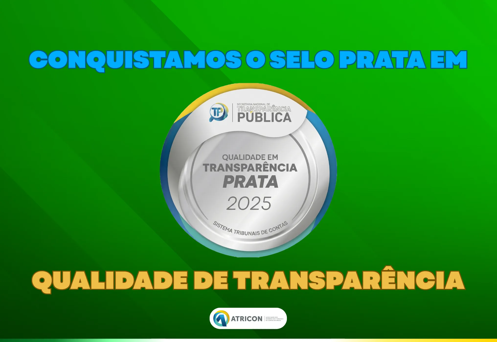 Prefeitura de Bernardino de Campos-SP conquista Selo Prata no Programa Nacional de Transparência Pública