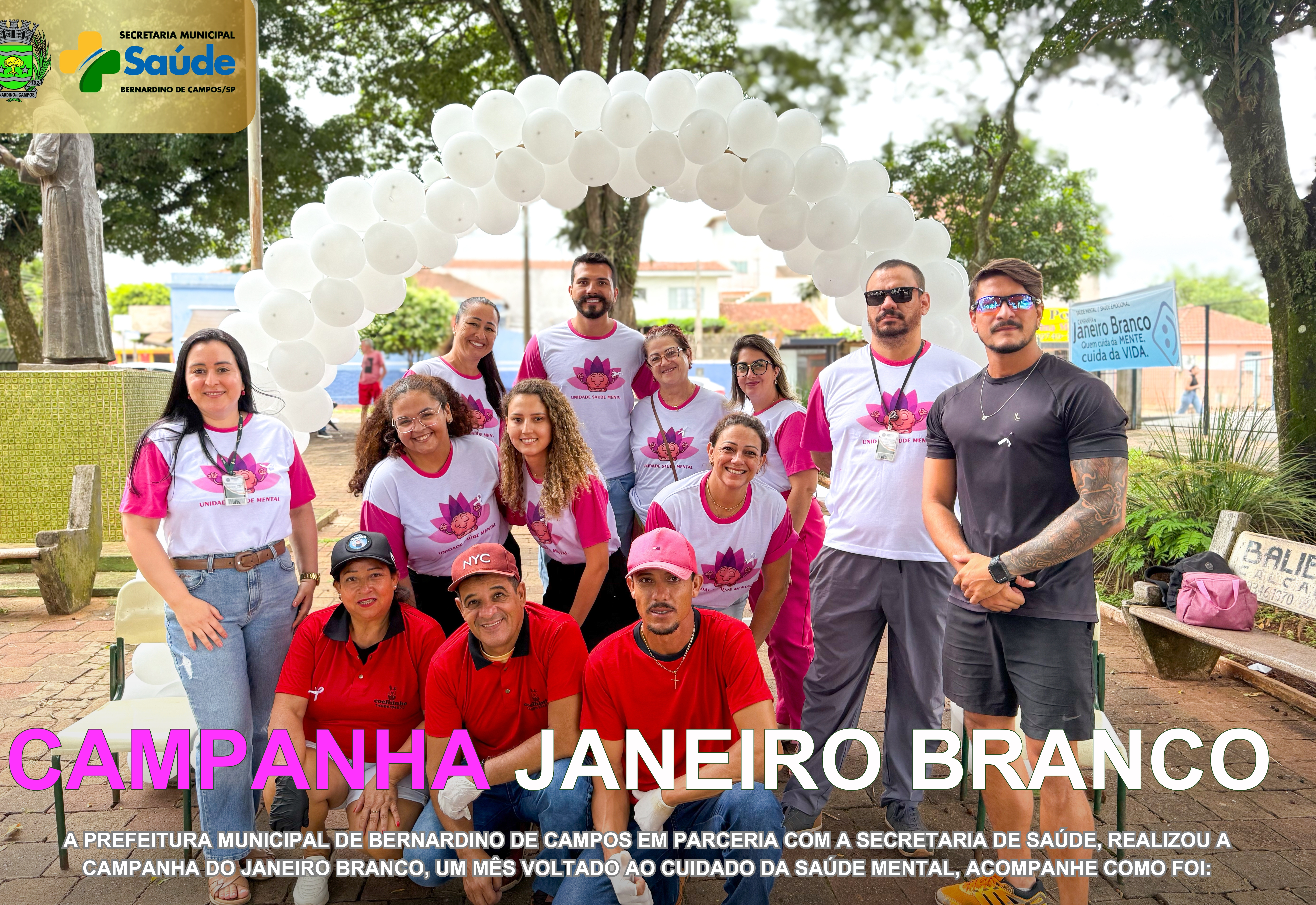CAMPANHA JANEIRO BRANCO – CUIDAR DA MENTE É CUIDAR DA VIDA